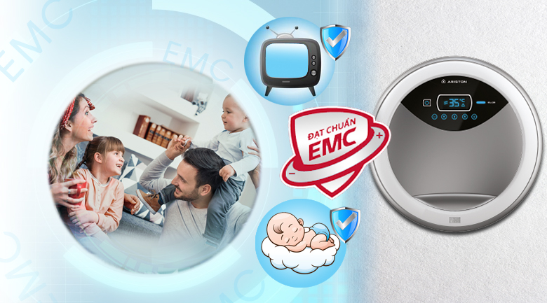 Tương thích điện từ EMC - Máy nước nóng Ariston RT45E-VN - 4.5 kW Tương thích điện từ EMC - Máy nước nóng Ariston RT45E-VN - 4.5 kW