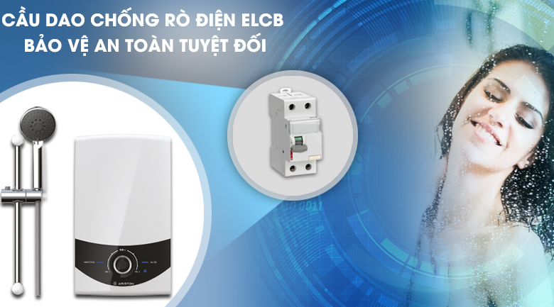 Cầu giao ELCB - Máy nước nóng Ariston SMC45PE-VN 4.5kW Cầu giao ELCB - Máy nước nóng Ariston SMC45PE-VN 4.5kW