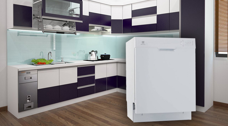 Thiết kế tinh tế, sang trọng làm nổi bật không gian được bố trí - Máy rửa bát Electrolux ESF5206LOW 1950W Thiết kế tinh tế, sang trọng làm nổi bật không gian được bố trí - Máy rửa bát Electrolux ESF5206LOW 1950W