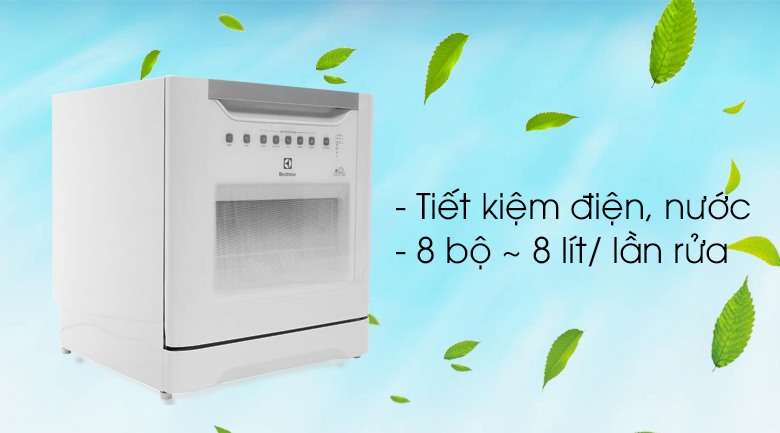 Máy rửa chén Electrolux ESF6010BW 1480W - Tiết kiệm nước Máy rửa chén Electrolux ESF6010BW 1480W - Tiết kiệm nước