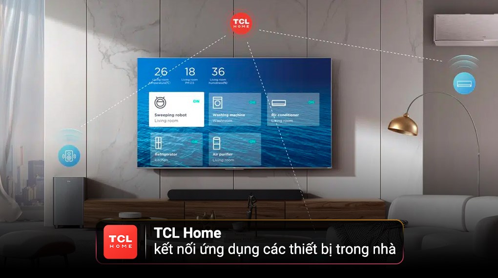 Google Tivi QD-Mini LED TCL 4K 75 inch 75C845 Google Tivi QD-Mini LED TCL 4K 75 inch 75C845