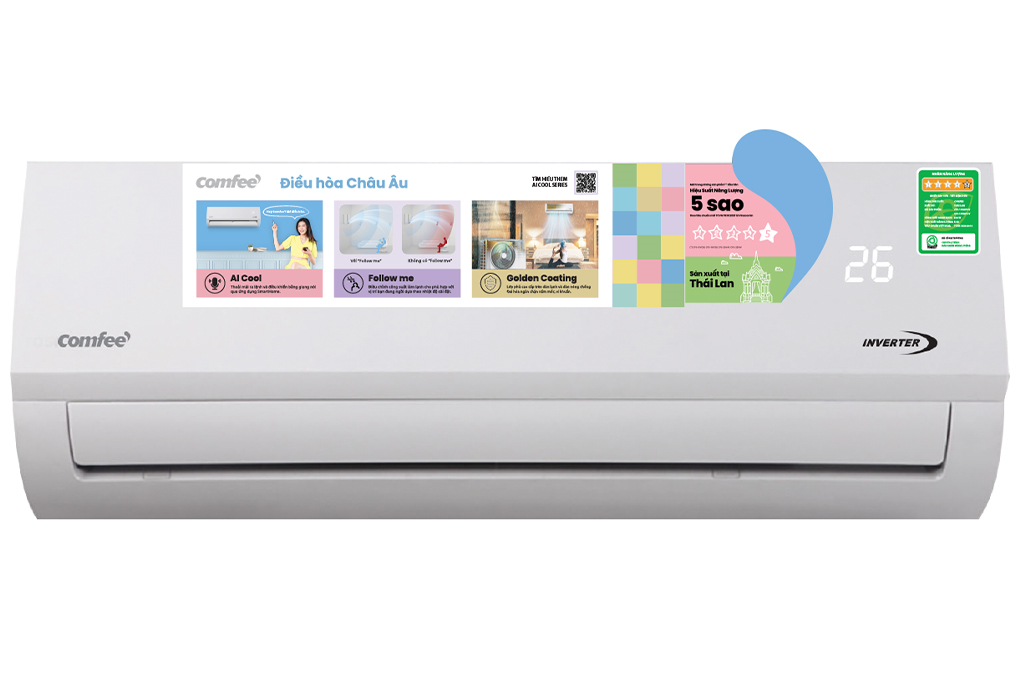 Điều hòa Comfee Inverter 27000 BTU CFS-28VAFF-V