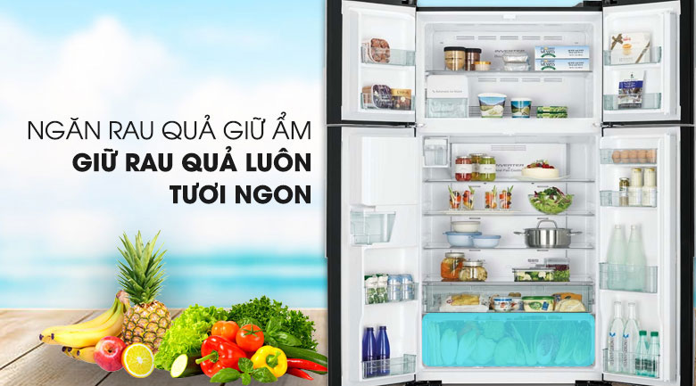 Tủ lạnh Hitachi Inverter 540 lít R-FW690PGV7 GBW Tủ lạnh Hitachi Inverter 540 lít R-FW690PGV7 GBW