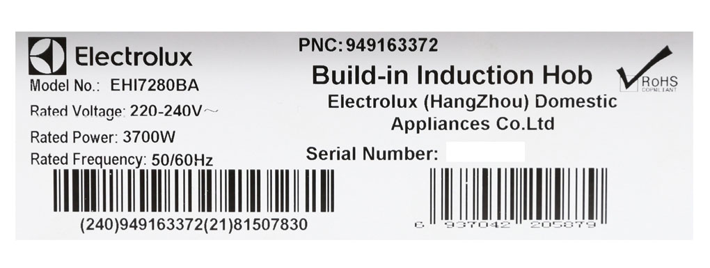 Bếp từ đôi Electrolux EHI7280BA Bếp từ đôi Electrolux EHI7280BA