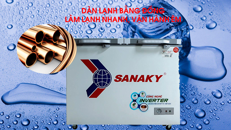 Tủ đông Sanaky Inverter 280 lít VH-2899A4KD Tủ đông Sanaky Inverter 280 lít VH-2899A4KD