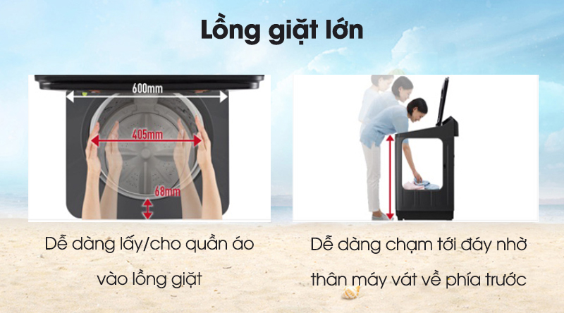 Máy giặt Panasonic Inverter 11.5 Kg NA-FD11AR1BV