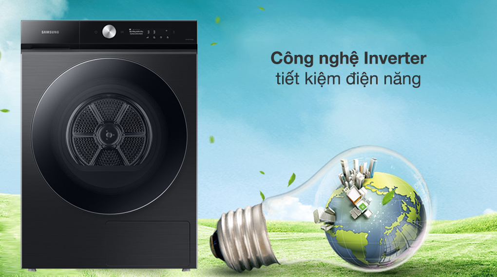 Máy sấy bơm nhiệt Samsung Bespoke AI 17 kg DV17B9750CV Máy sấy bơm nhiệt Samsung Bespoke AI 17 kg DV17B9750CV