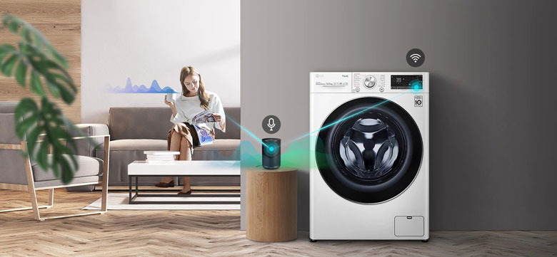 Máy giặt sấy LG Inverter 10kg FV1410D4W1