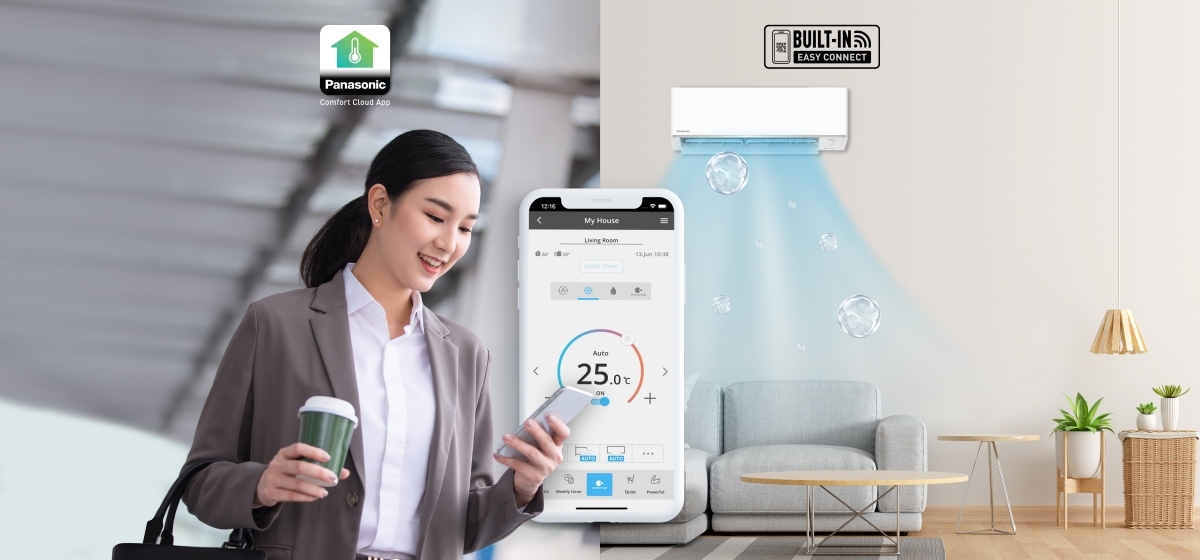 Máy lạnh Panasonic Inverter 1 HP CU/CS-RU9AKH-8