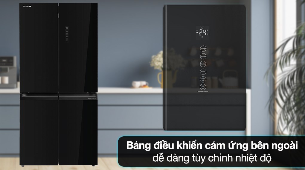 Tủ lạnh Toshiba Inverter 474 lít GR-RF611WI-PGV(22)-XK