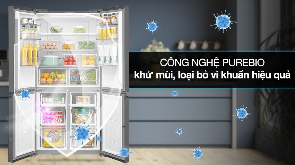 Tủ lạnh Toshiba Inverter 474 lít GR-RF611WI-PGV(22)-XK