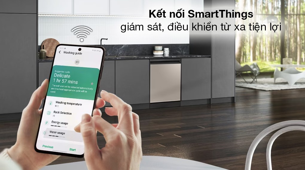 Máy rửa chén Samsung Bespoke DW60CB750FAPSV