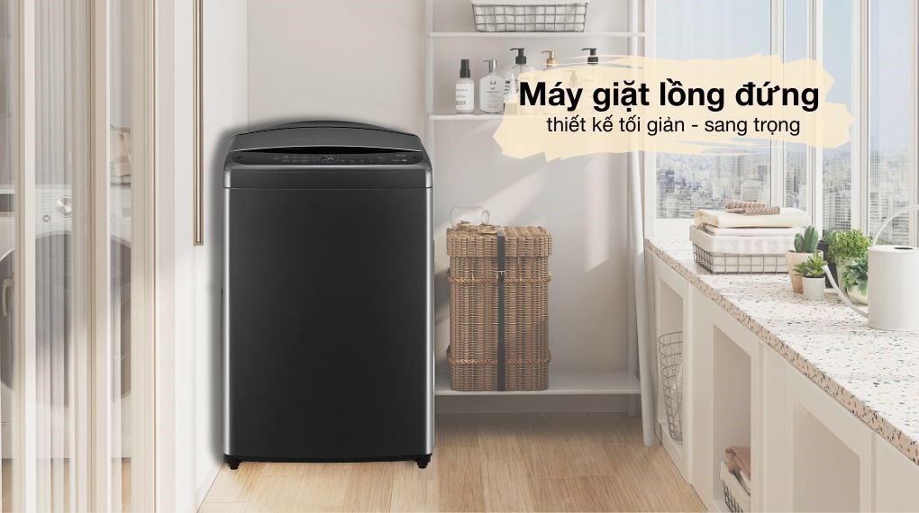 Máy giặt LG AI DD Inverter 19 kg TV2519SV7J - tổng quan thiết kế