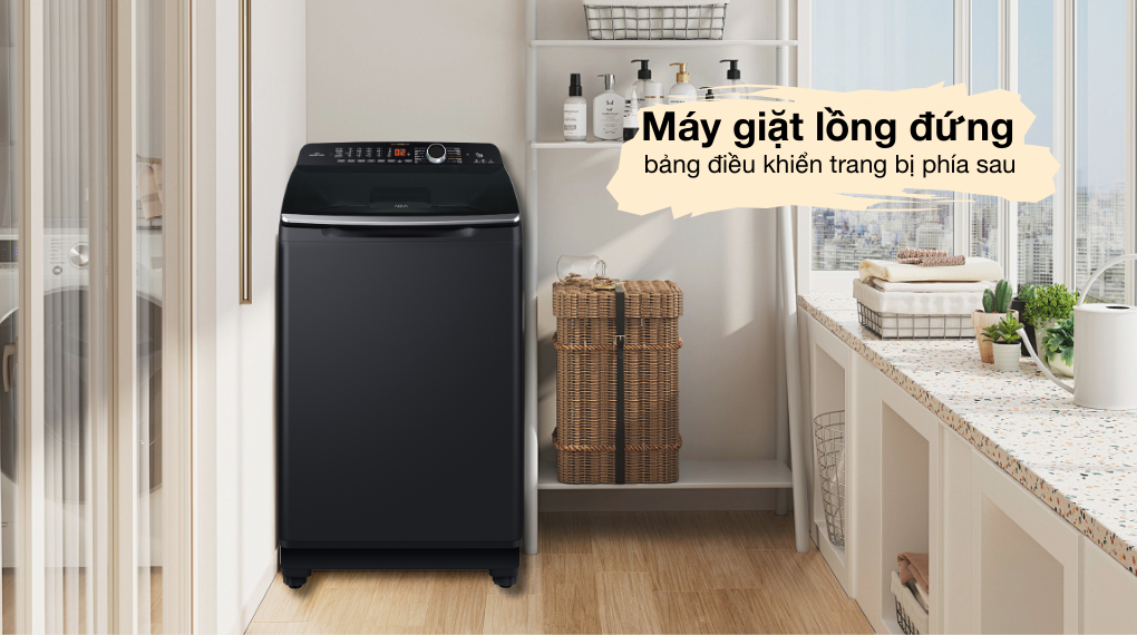 Máy giặt Aqua Inverter 11 kg AQW-DR110JT BK - Thiết kế