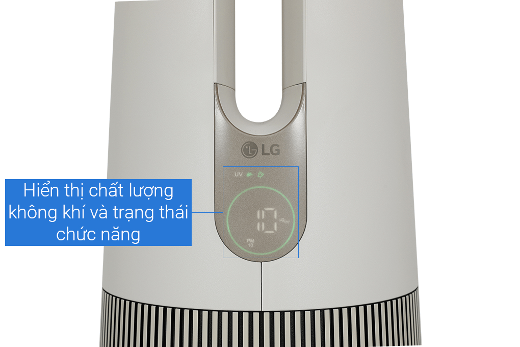 Máy lọc không khí LG PuriCare AeroTower Hit FS15GPBK0.ABAE 40W - Bảng điều khiển Máy lọc không khí LG PuriCare AeroTower Hit FS15GPBK0.ABAE 40W - Bảng điều khiển