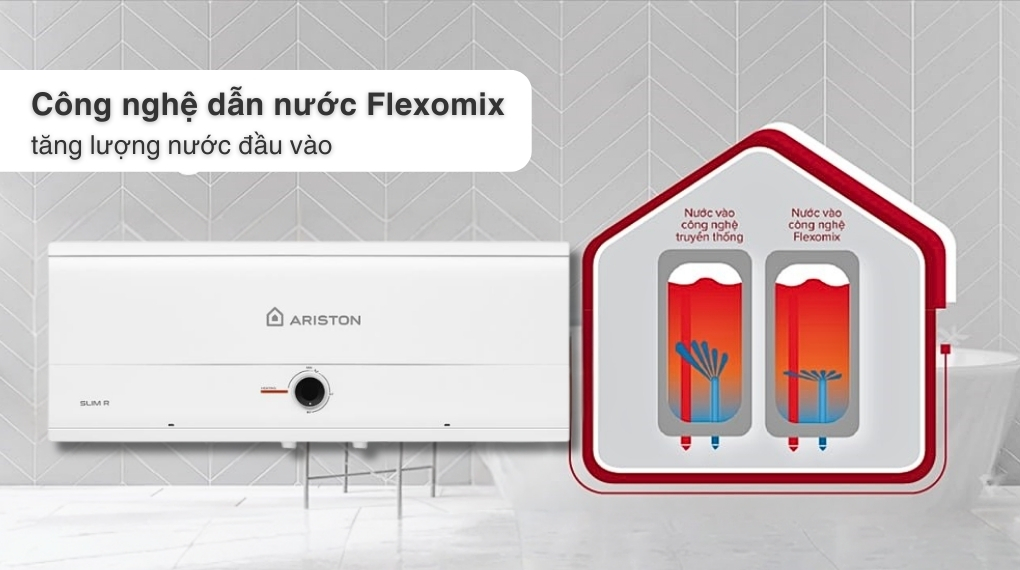 Máy nước nóng gián tiếp Ariston 20 lít 2500W SLIM3 20 R MT - Các tiện ích đi kèm