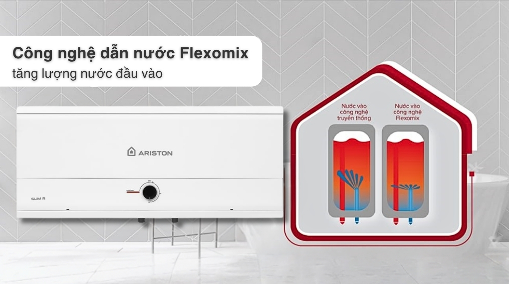 Máy nước nóng gián tiếp Ariston 30 lít 2500W SLIM3 30 R MT - Các tiện ích đi kèm