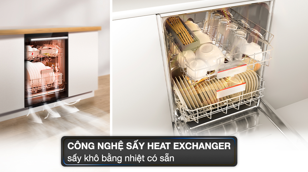 Máy rửa chén độc lập Bosch SMS4EKI06E - Công nghệ rửa - sấy Máy rửa chén độc lập Bosch SMS4EKI06E - Công nghệ rửa - sấy