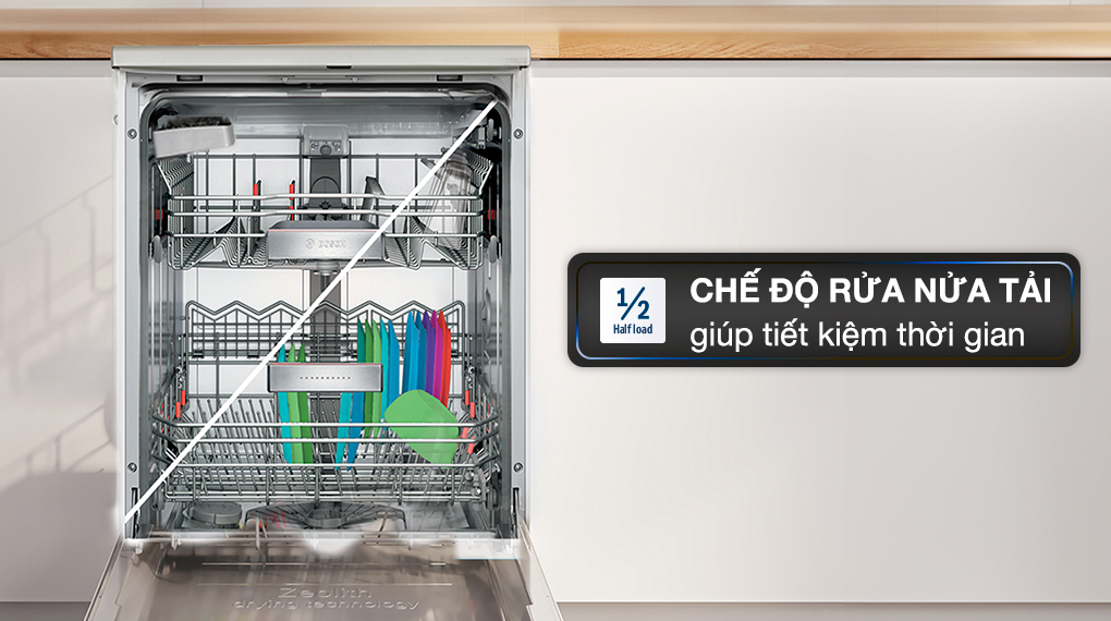 Máy rửa chén độc lập Bosch SMS4EKI06E - Tiện ích Máy rửa chén độc lập Bosch SMS4EKI06E - Tiện ích