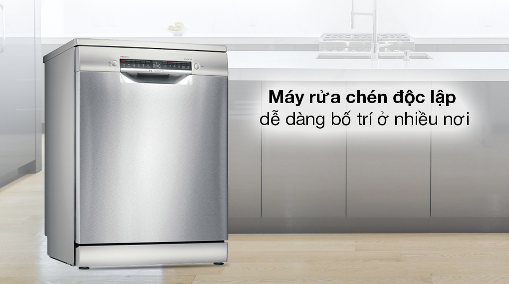 Máy rửa chén độc lập Bosch SMS4EKI06E - Tổng quan thiết kế Máy rửa chén độc lập Bosch SMS4EKI06E - Tổng quan thiết kế