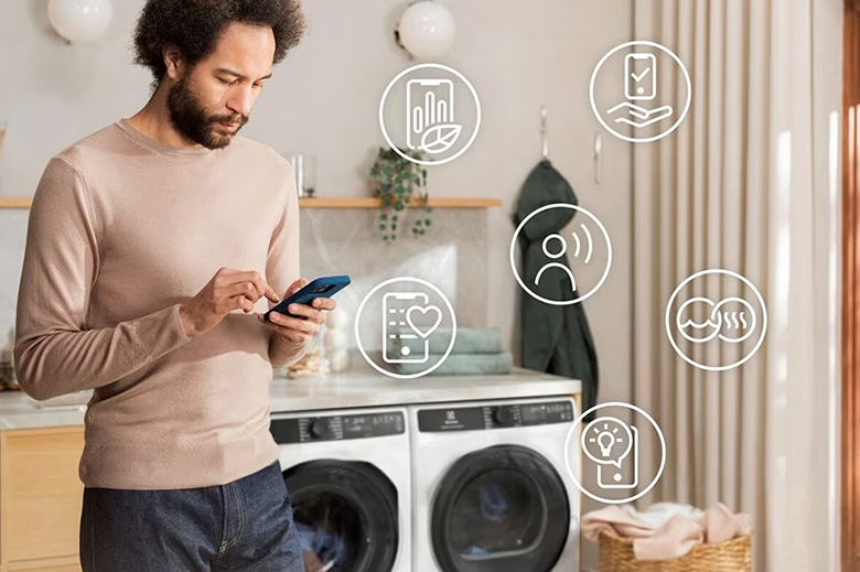 Máy Giặt ELECTROLUX EWF1343R7WC - Điều khiển thông minh với kết nối Wifi