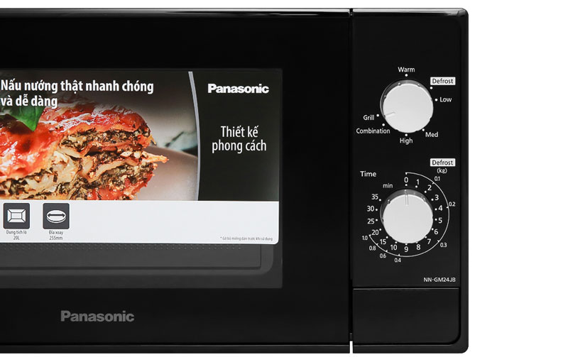 Bảng điều khiển - Lò vi sóng Panasonic NN-GM24JBYUE 20 lít