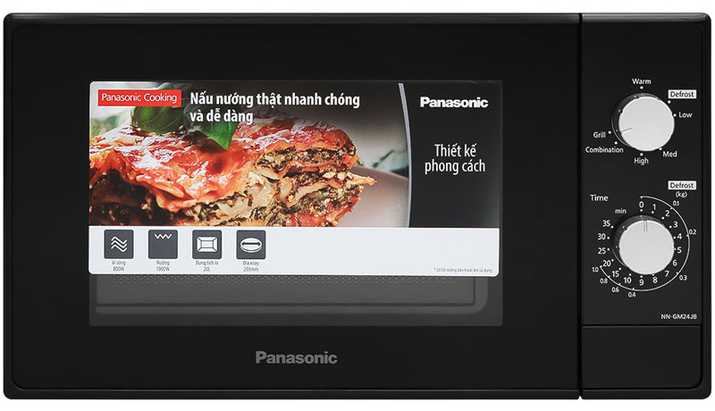 Dung tích - Lò vi sóng Panasonic NN-GM24JBYUE 20 lít